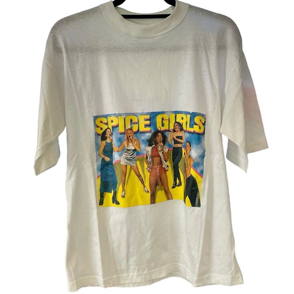 Vintage 90s Spice Girls Boot Girl Group Shirt Adult Medium